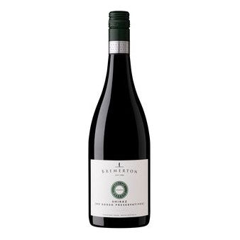 Bremerton Shiraz No Added Preservative, Langhorne Creek 2022 (12 bottles)