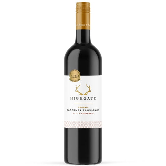 Highgate Organic Cabernet Sauvignon South Australia 2022  (12x750ml)