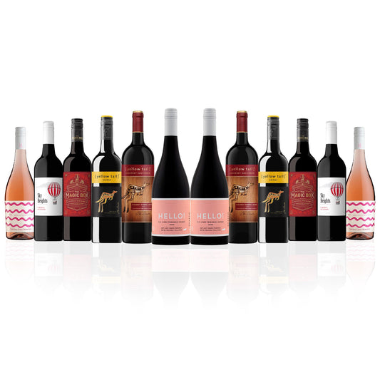 Sensational Mixed Red + Rose Dozen (12 bottles)