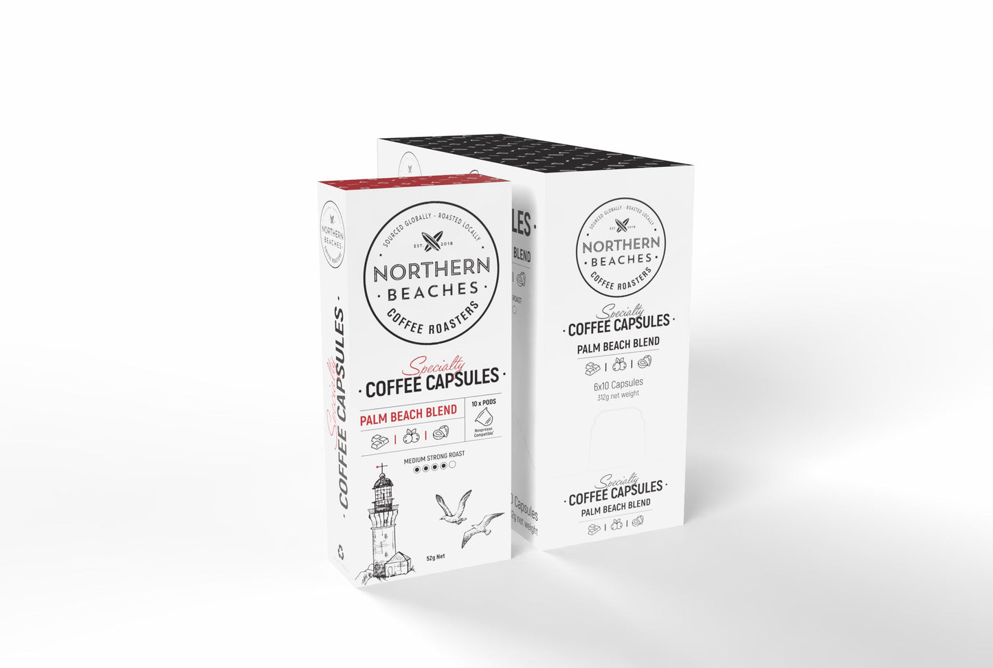 Northern Beaches Coffee Roasters Palm Beach Blend (Nespresso Compatible) - 60 Capsule Carton