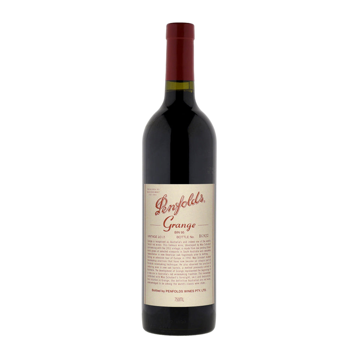 Penfolds Grange St Louis Decanter 2013 (Single Bottle)