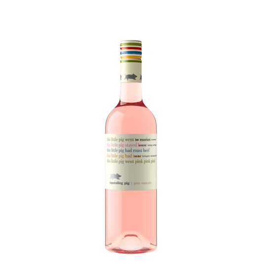 Squealing Pig Pink Moscato  (12 Bottles)