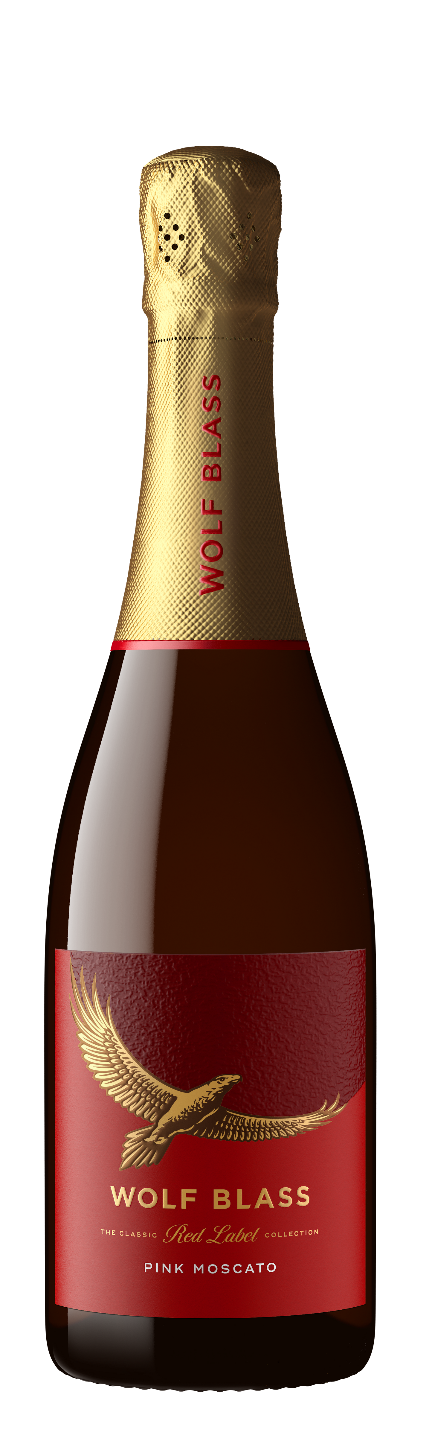 Wolf Blass Red Label Pink Moscato NV  (12 Bottles)