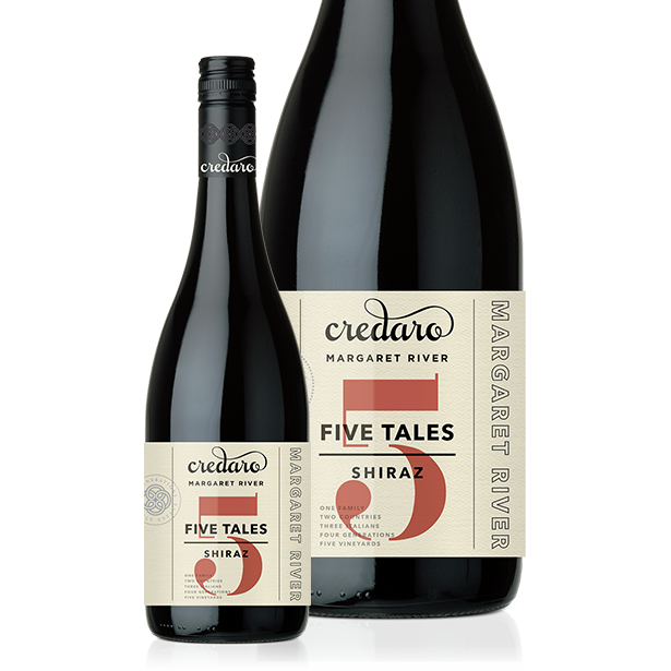 Credaro Five Tales Shiraz 2020 (12 bottles)