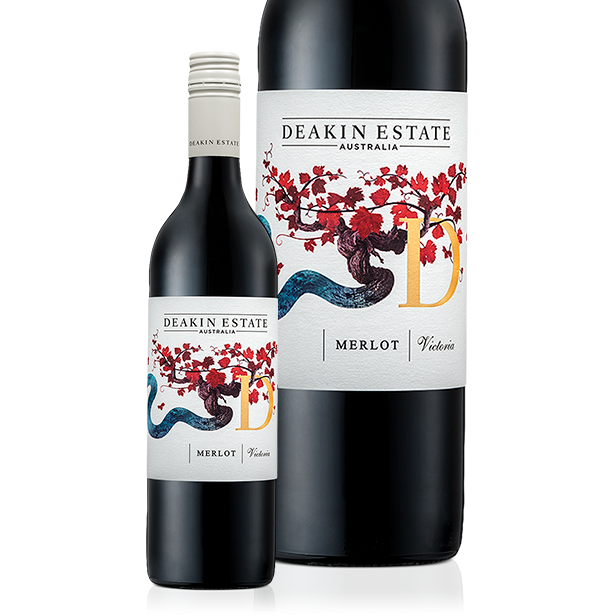 Deakin Estate Merlot  2021 (12 bottles)