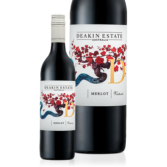 Deakin Estate Merlot  2021 (12 bottles)