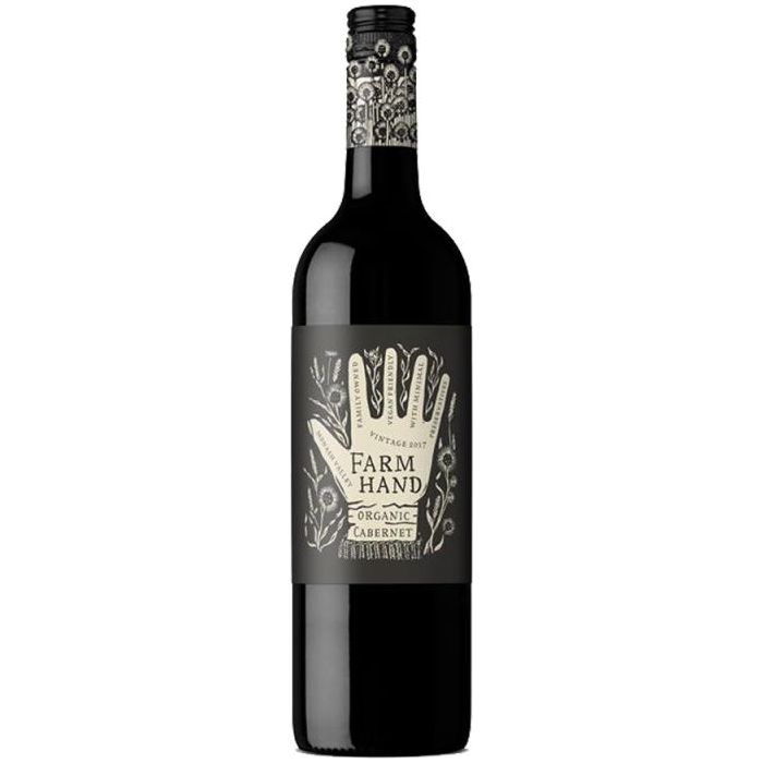 Farm Hand South Australia Cabernet Sauvignon Organic Vegan 2022 (12 bottles)