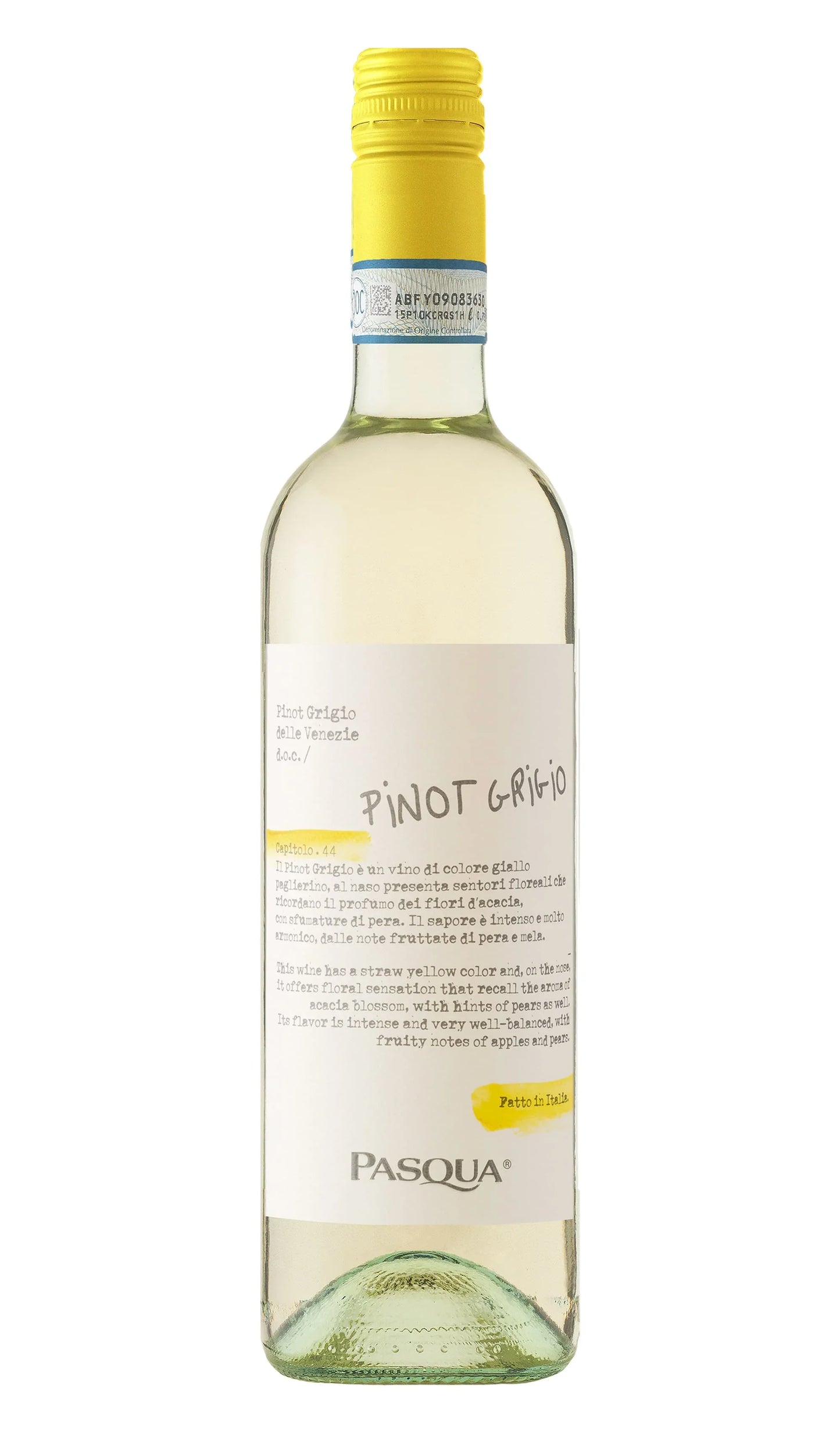Pasqua Estate Pinot Grigio Delle Venezie DOC (Screw Cap) 2023 (6 Bottles)