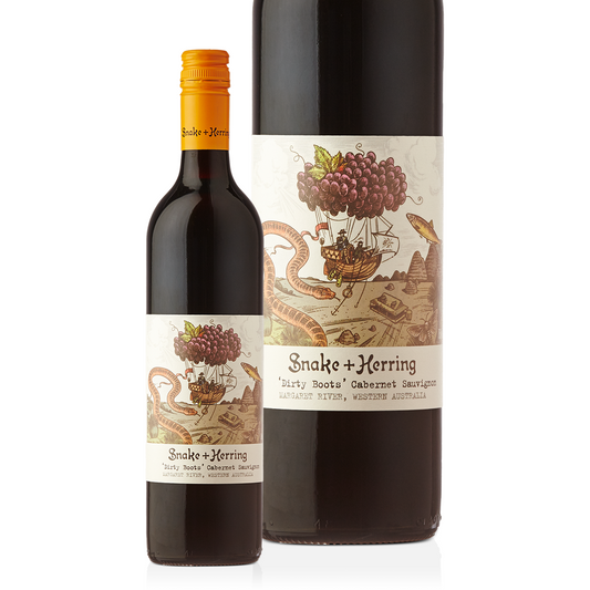 Snake & Herring Dirty Boots Cabernet Sauvignon 2021 (12 bottles)