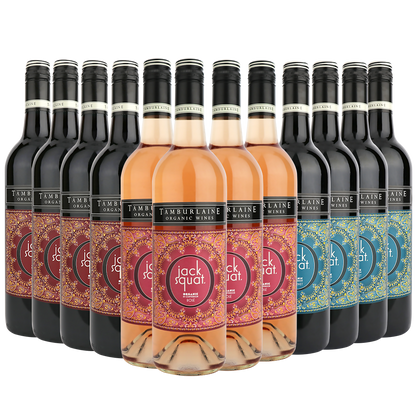 Jack Squat Alcohol Removed Red Wine Dozen (12 bottles)