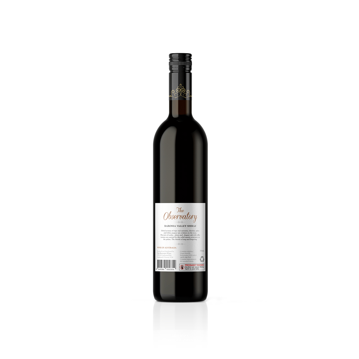 The Observatory Barossa Valley Shiraz 2019 (12 Bottles)