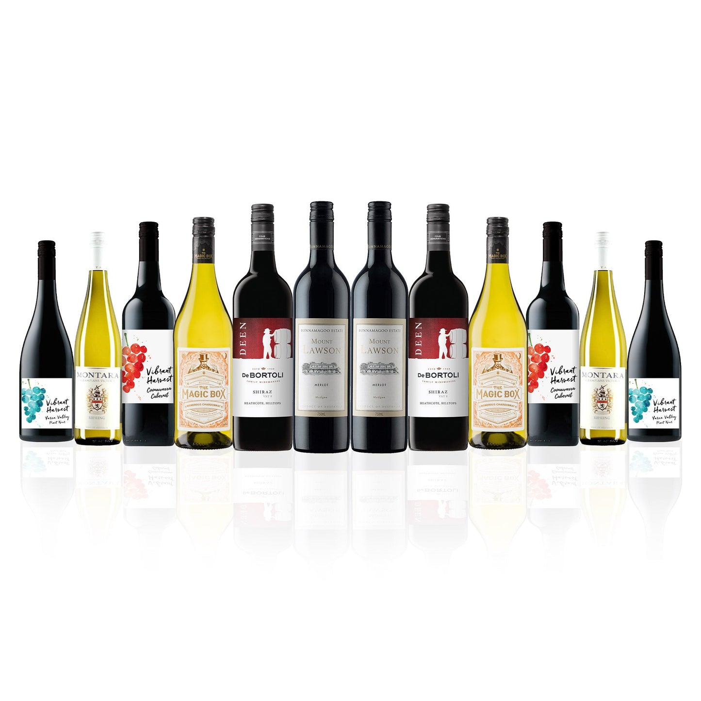 Awesome Aussie Assortment Mixed Wine Dozen (12 Bottles)