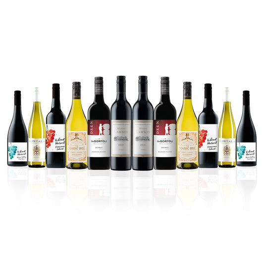 Awesome Aussie Assortment Mixed Wine Dozen (12 Bottles)