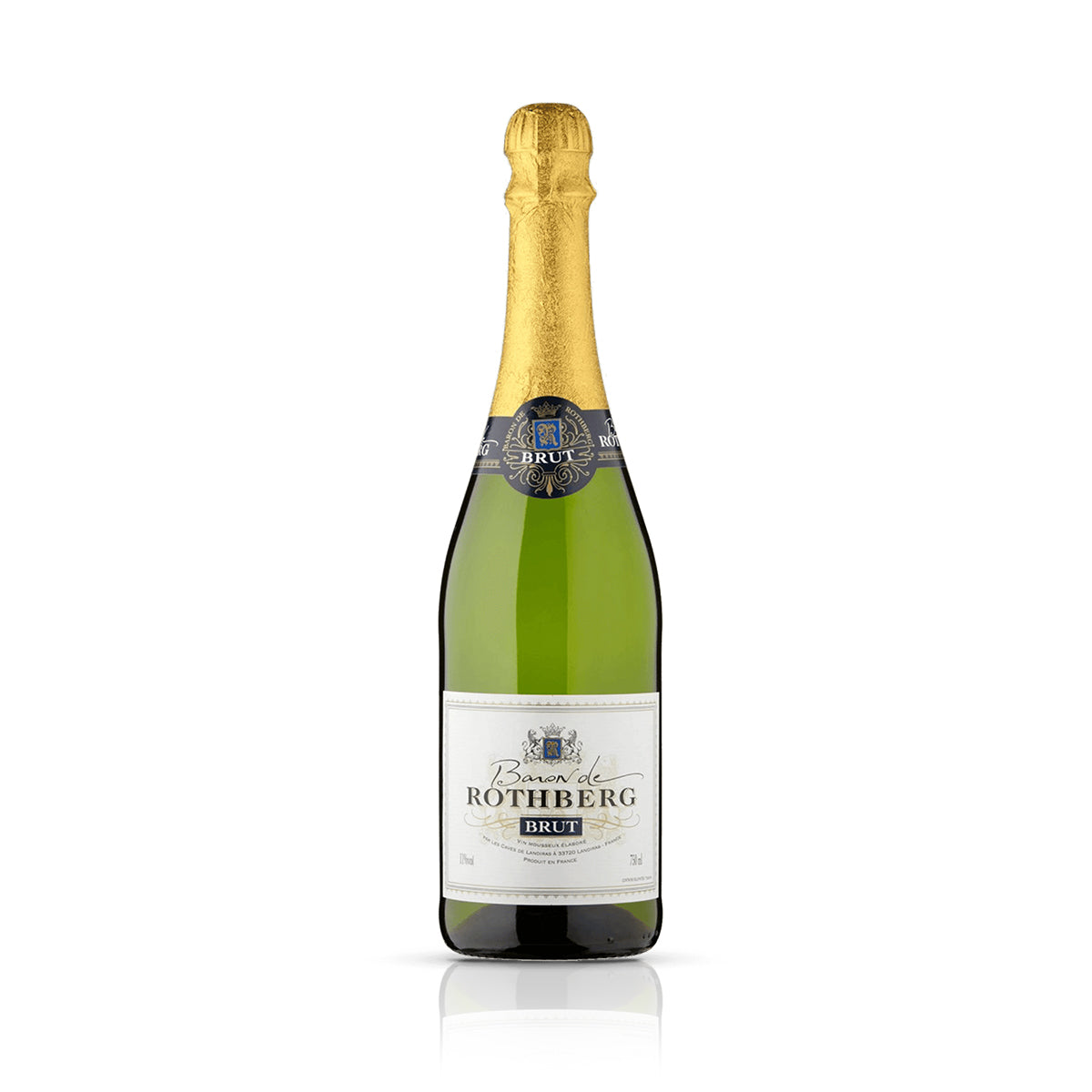 Baron De Rothberg France Brut Sparkling NV (12 Bottles)