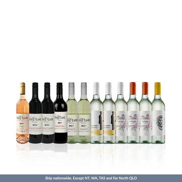 White & Red Wine Mixed Pack (12 Bottles)